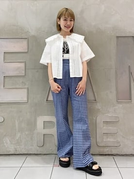 Ray BEAMSさん(レディース・152cm)の夏コーディネート