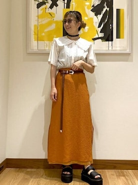 Ray BEAMSさん（レディース・155cm）の夏コーディネート