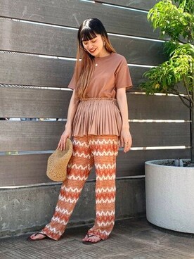 Ray BEAMSさん（レディース・163cm）の夏コーディネート