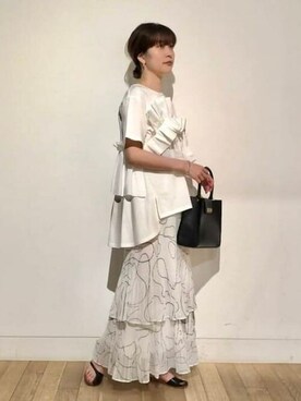 Ray BEAMSさん（レディース・158cm）の夏コーディネート