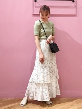 Ray BEAMSさん（レディース・157cm）の夏コーディネート