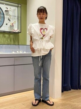 Ray BEAMSさん（レディース・159cm）の夏コーディネート