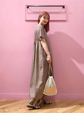 Ray BEAMSさん（レディース・157cm）の夏コーディネート