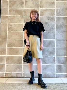 Ray BEAMSさん（レディース・154cm）の夏コーディネート