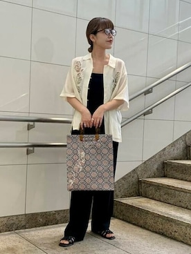 Ray BEAMSさん（レディース・154cm）の夏コーディネート