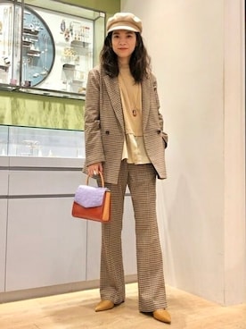 Ray BEAMSさん（レディース・159cm）の秋コーディネート