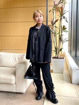 「RBS」｜「アイテム（その他アウター）」を使った、Ray BEAMSさん（レディース・154cm）の秋コーディネート