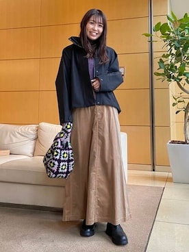 「RBS」｜「アイテム（ブルゾン）」を使った、Ray BEAMSさん（レディース・161cm）の秋コーディネート