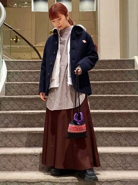 Ray BEAMSさん（レディース・159cm）の秋コーディネート