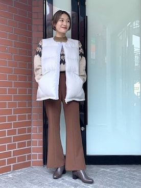 Ray BEAMSさん（レディース・158cm）の秋コーディネート