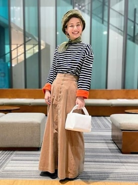 「Ray BEAMS（レイビームス）のアイテム（財布/小物）」を使った、Ray BEAMSさん（レディース・156cm）の冬コーディネート