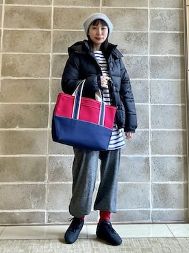 Ray BEAMSさん（レディース・154cm）の冬コーディネート