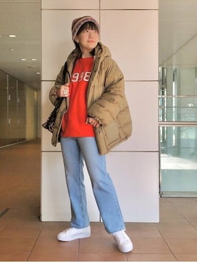 Ray BEAMSさん(レディース・158cm)の冬コーディネート