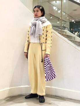 Ray BEAMSさん（レディース・158cm）の冬コーディネート