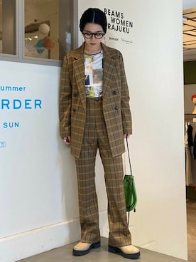 Ray BEAMSさん（レディース・153cm）の冬コーディネート