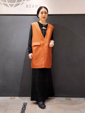 Ray BEAMSさん（レディース・152cm）の冬コーディネート