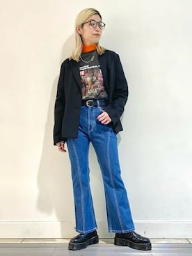 Ray BEAMSさん(レディース・162cm)の冬コーディネート