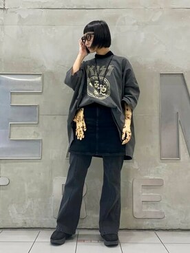 Ray BEAMSさん（レディース・158cm）の冬コーディネート