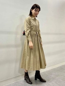 Ray BEAMSさん（レディース・162cm）の冬コーディネート