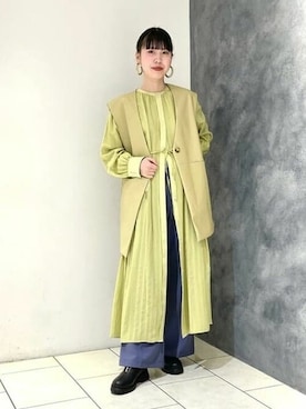 Ray BEAMSさん（レディース・161cm）の冬コーディネート