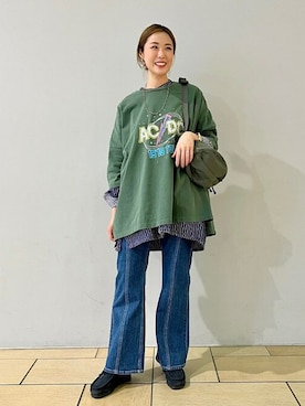 Ray BEAMSさん（レディース・162cm）の冬コーディネート