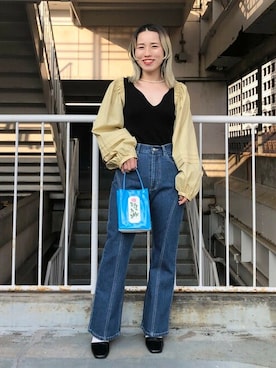 Ray BEAMSさん（レディース・156cm）の冬コーディネート