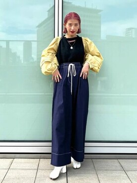 Ray BEAMSさん（レディース・153cm）の冬コーディネート