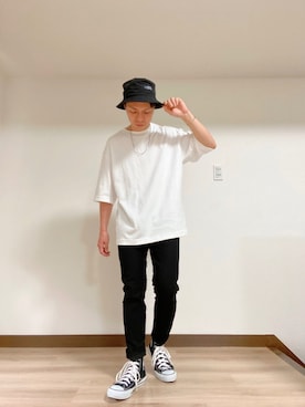 「ユニオンステーション」｜「アイテム（アクセサリー）」を使った、41さん（メンズ・160cm）の夏コーディネート