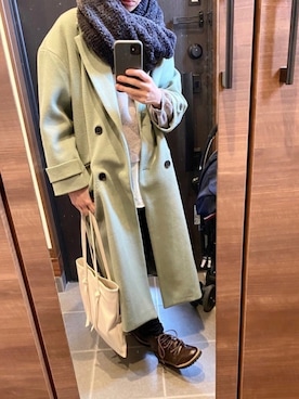 「C.ali（カリ）のアイテム」を使った、あおさん（レディース・161cm）の冬コーディネート