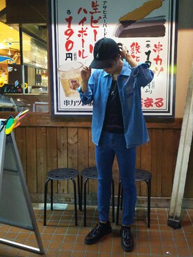 「MissMuch（ミスマッチ）のアイテム」を使った、tsuguさん（メンズ・162cm）の夏コーディネート