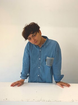 「SUPERTHANKS」｜「アイテム（アナログ腕時計）」を使った、おっくんさん（メンズ・168cm）の春コーディネート