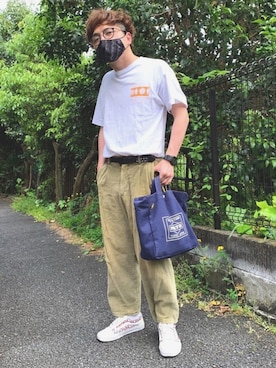 「ENTRA（エントラ）のアイテム」を使った、おっくんさん（メンズ・168cm）の春コーディネート