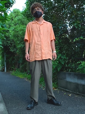 「ENTRA（エントラ）のアイテム」を使った、おっくんさん（メンズ・168cm）の春コーディネート