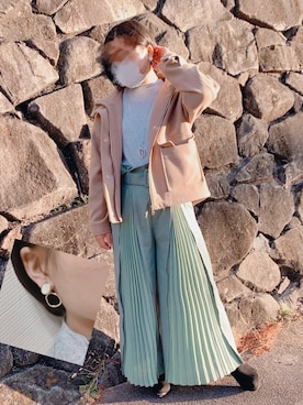 やわもちさん（レディース・157cm）の冬コーディネート