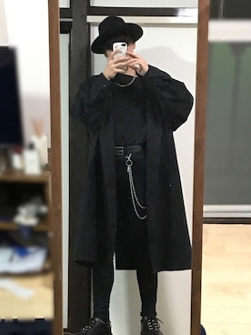 「WEGO（ウィゴー）のアイテム（ウォレットチェーン）」を使った、じゃないもさん（メンズ・167cm）の冬コーディネート