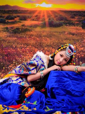 「MY（マイ）のアイテム（ワンピース/ドレス）」を使った、娜姐さん（レディース・155cm）の春コーディネート