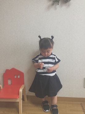 ama.｡.:*♡さん（キッズ・80cm）の春コーディネート