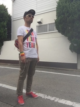 「Ben Sherman（ベンシャーマン）のアイテム」を使った、Kouichiさん（メンズ・168cm）の春コーディネート