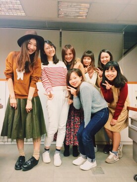 「working style」｜「アイテム（スウェット）」を使った、Zooeyさん（レディース・164cm）の冬コーディネート