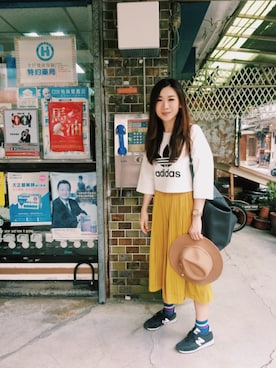 「KBF（ケイビーエフ）のKBF　トートバッグ（トートバッグ）」を使った、Zooeyさん（レディース・164cm）の冬コーディネート