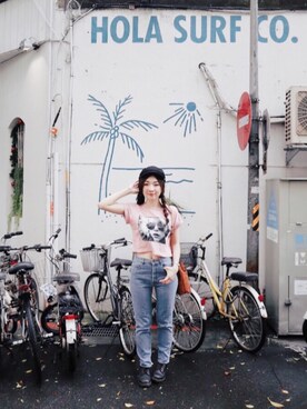 「snidel」｜「アイテム（その他シューズ）」を使った、Zooeyさん（レディース・165cm）の秋コーディネート