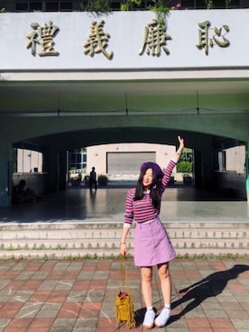 「TESTIFY（テスティファイ）のアイテム」を使った、Zooeyさん（レディース・165cm）の秋コーディネート