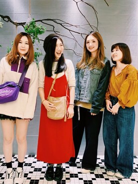 「TESTIFY（テスティファイ）のアイテム」を使った、Zooeyさん（レディース・165cm）の冬コーディネート