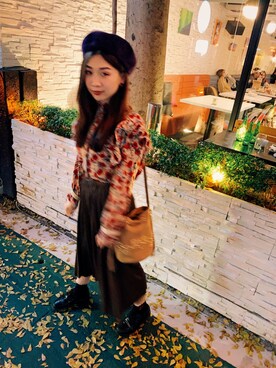 「TESTIFY（テスティファイ）のアイテム」を使った、Zooeyさん（レディース・165cm）の冬コーディネート