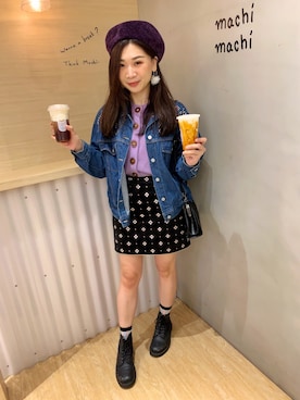 「TESTIFY（テスティファイ）のアイテム」を使った、Zooeyさん（レディース・165cm）の冬コーディネート