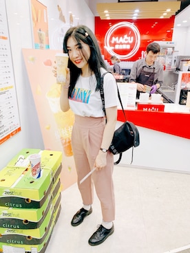 Zooeyさん（レディース・165cm）の夏コーディネート