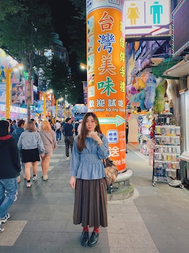 「KBF+」｜「アイテム（その他シューズ）」を使った、Zooeyさん（レディース・165cm）の秋コーディネート