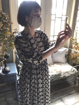 「CLANE（クラネ）のアイテム（ドレス）」を使った、saiiiさん（レディース・160cm）の秋コーディネート
