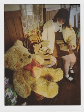 「ニットセットアップ」｜「アイテム（財布/小物）」を使った、__miilkyway__さん（レディース・150cm）の冬コーディネート