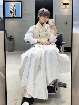 「アイテム（ワンピース/ドレス）」を使った、ハルカさん（レディース・162cm・10代）の春コーディネート